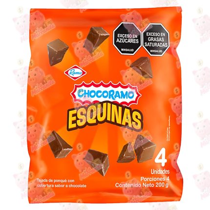 CHOCORAMO ESQUINAS PAQ*4 200GR