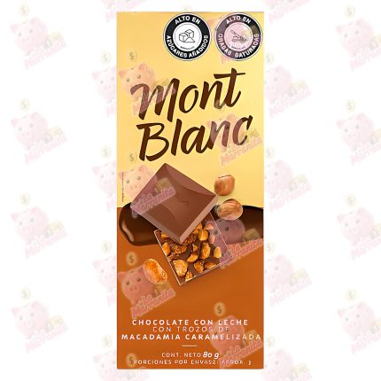 CHOCOLATE MONTBLANC CARAMELO 80 GR