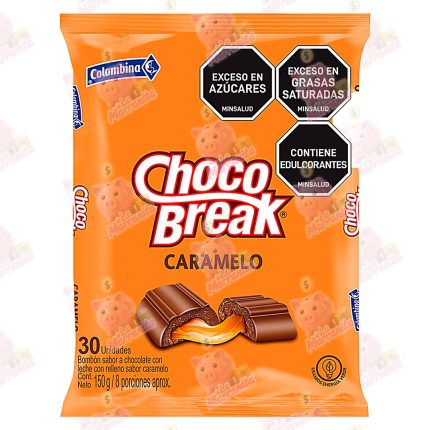 CHOCOBREAK RELLENO CARAMELO *30UND CJ*18