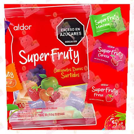 CARAMELOS DUROS SUPER FRUTY*100 CJ*16