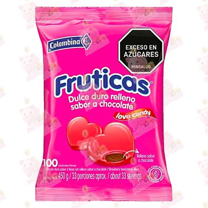 FRUTICAS DULCE DURO RELLENO 100UND CJ*16