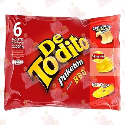 DETODITO BBQ 45GR 6UND CJ*6