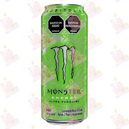 BEBIDA ENERGIZANTE UND MONSTER ULTRA PARADISE LT 473 ML .