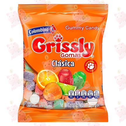 GOMITAS GRISSLY CLASICA *400GR 100UND CJ*28