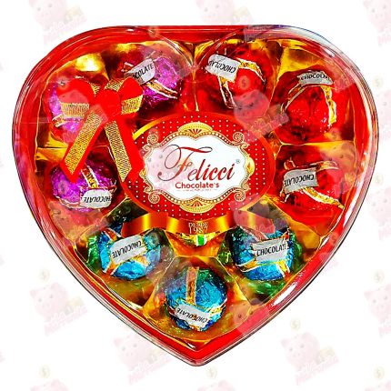 CHOCOLATE FELICCI CORAZON COLOR *12 CJ*28