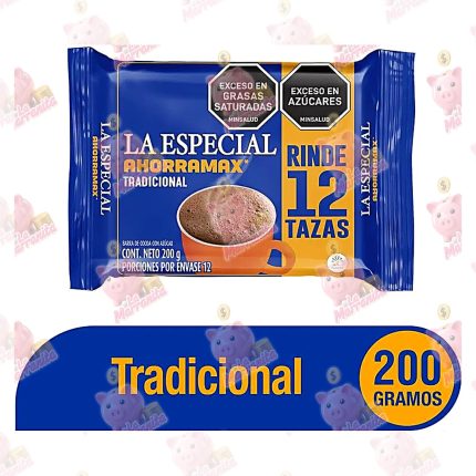 CHOCOLATE LA ESPECIAL COCOA 200GR CJ*60