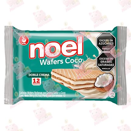 GALLETA NOEL WAFER COCO 12 CJ*24