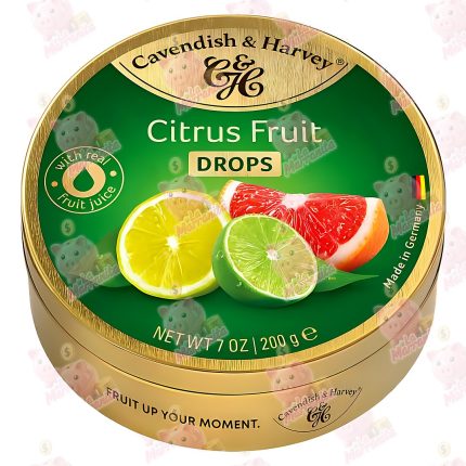 CAVENDISH CITRUS FRUIT DROPS *200GR CJ*9