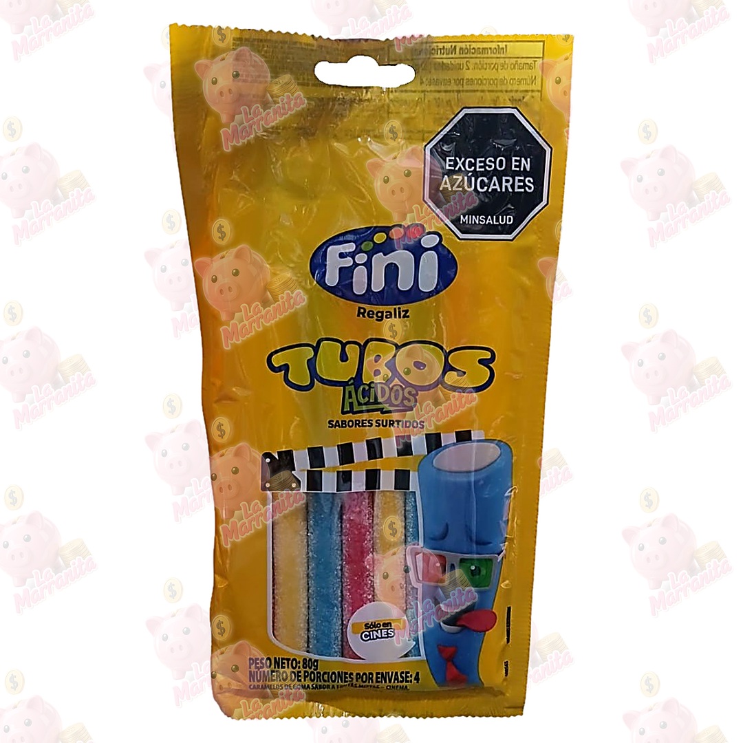 Fini tubos acidos surtidos 80gr cj12 lamarranita Com Lamarranita Com lamarranita Com fini tubos acidos surtidos 80gr cj12
