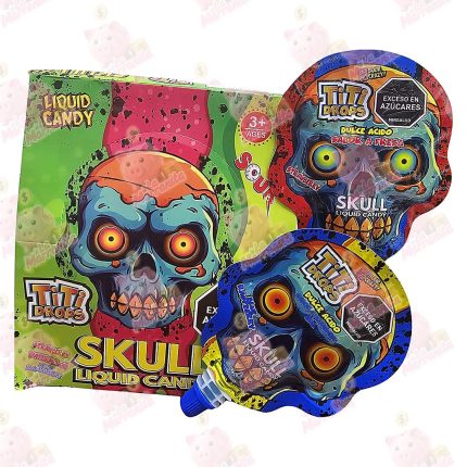 SKULL LIQUID CANDY DISPLAY *24