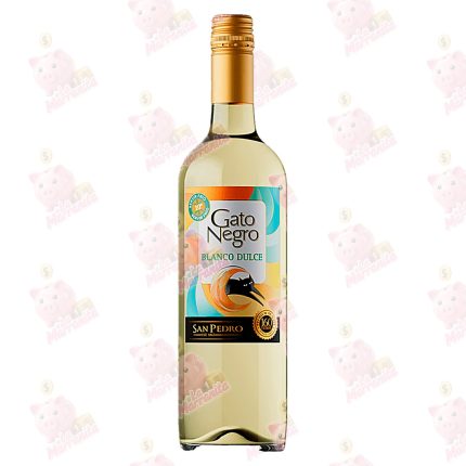 VINO GATO NEGRO BLANCO DULCE 750 ML