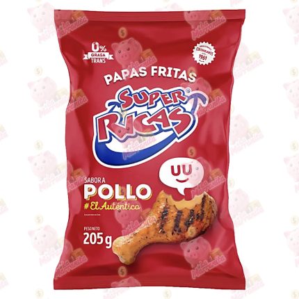 SUPER RICAS SABOR A POLLO *205GR