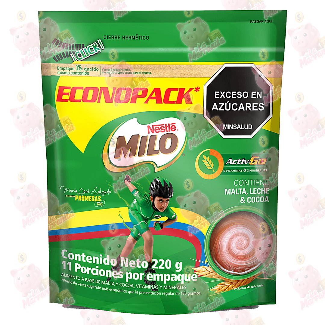 Milo bolsa 220gr cj20 lamarranita Com Lamarranita Com lamarranita Com milo bolsa 220gr cj20
