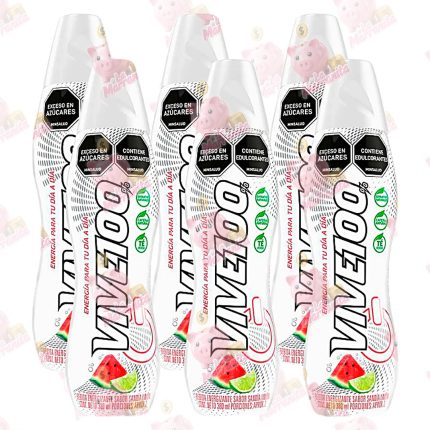 Lamarranita Com lamarranita Com bebida energizante vive 100 sandia limon six pack 380ml