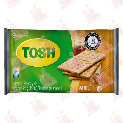 GALLETA TOSH MIEL CJ*24