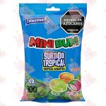 Lamarranita Com lamarranita Com caramelo minibum surtido tropical 100 cj16