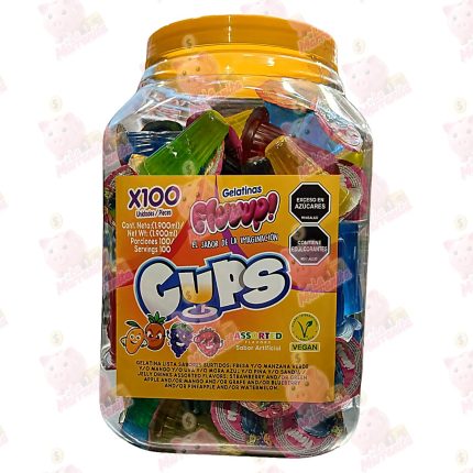 GELATINAS FLUUUP! COPAS *100UND CJ*6