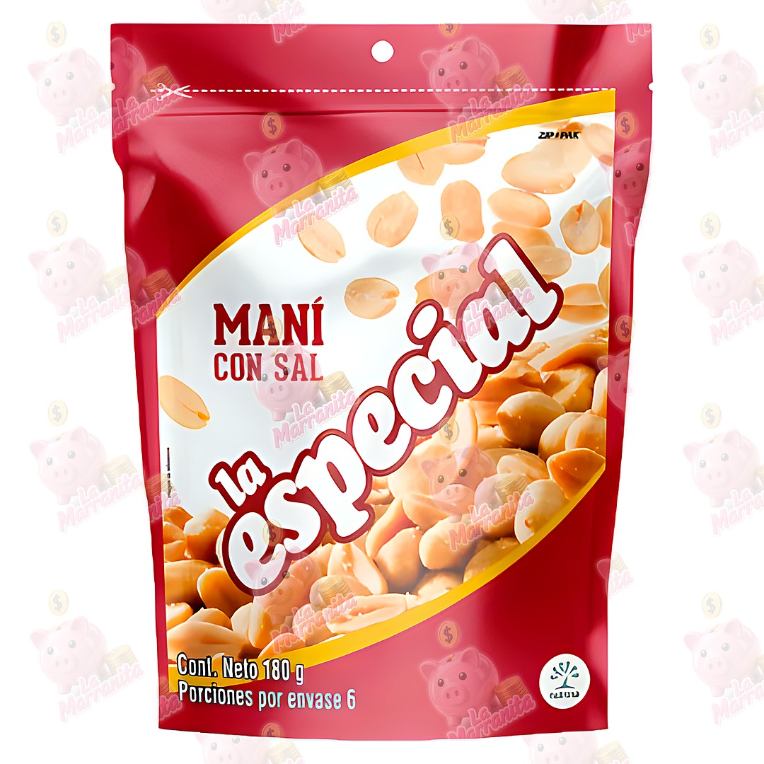 Mani doy pack la especial sal 180gr 24 lamarranita Com Lamarranita Com lamarranita Com mani doy pack la especial sal 180gr 24