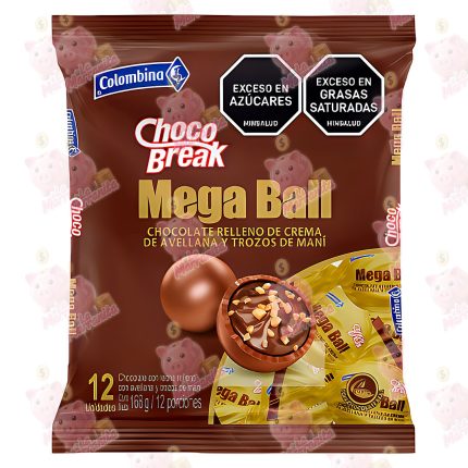 CHOCOLATE RELLENO MEGA BALL CHOCOBREAK*12 *24