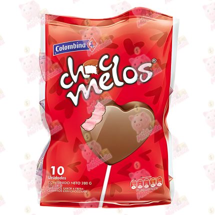 CHOCMELOS PALETA CORAZON*10*12