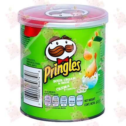 PAPAS PRINGLES PEQ 40GR CEBOLLA CJ*12